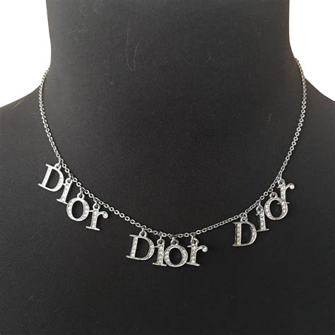 simple dior necklace|christian Dior necklace for sale.